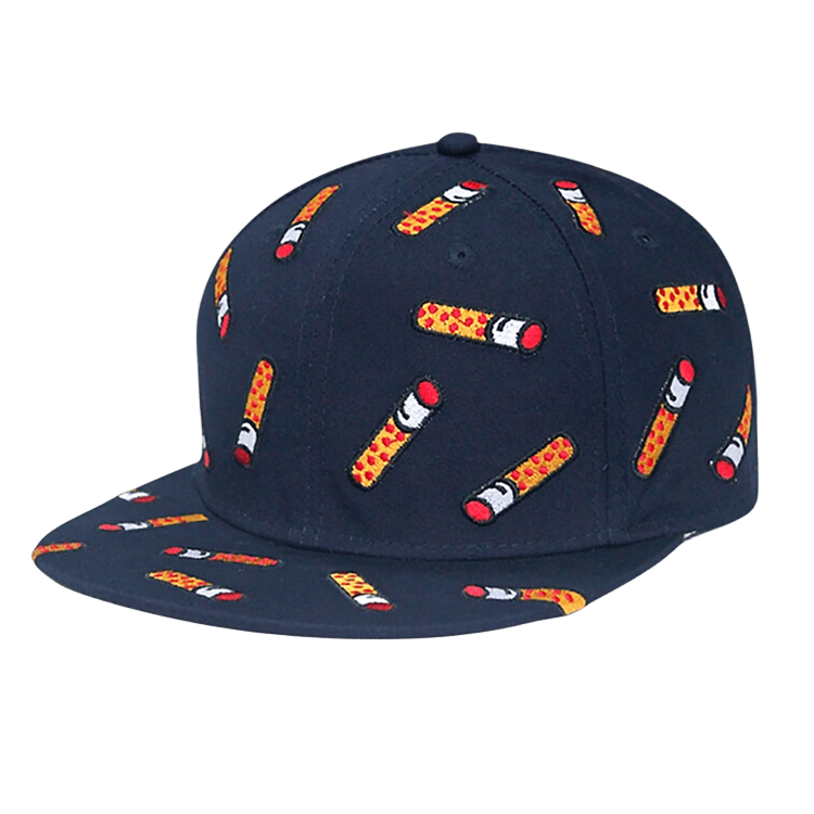 embroidered snapback cap